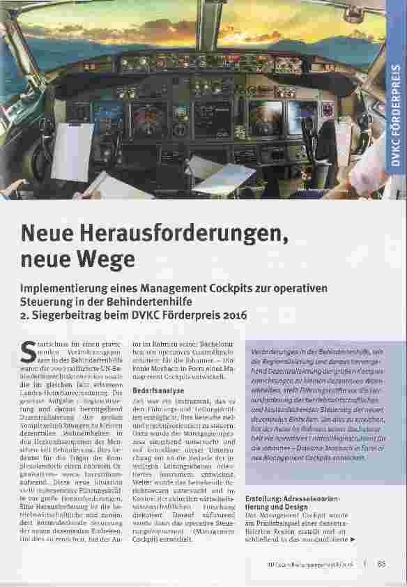 Vorschauseite 1: Neue Herausforderungen, neue Wege