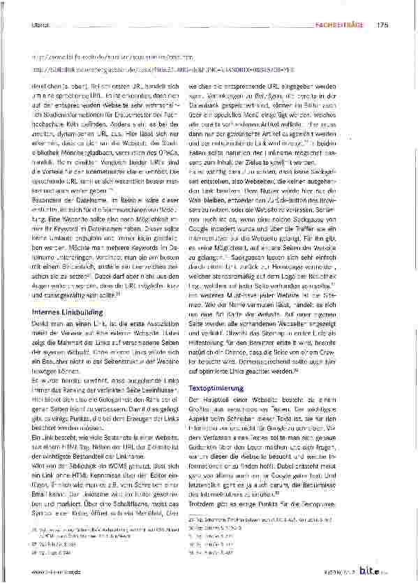 Vorschauseite 6: Suchmaschinenoptimierung für öffentliche Bibliotheken am Beispiel von Google