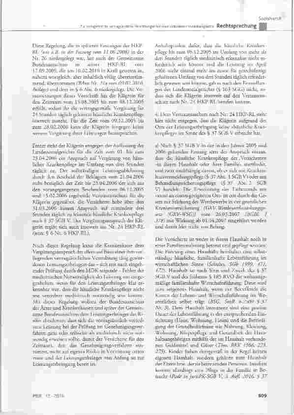 Vorschauseite 5: Zur Vorlagefrist für vertragsärztliche Verordnungen bei einer lückenlosen Verordnungskette