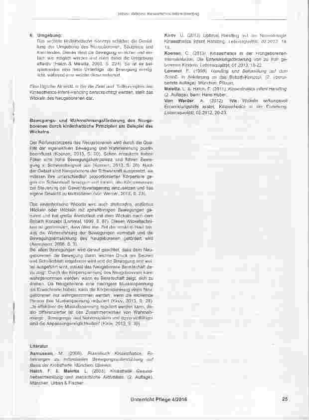 Vorschauseite 3: Kinaesthetics-Infant-Handling