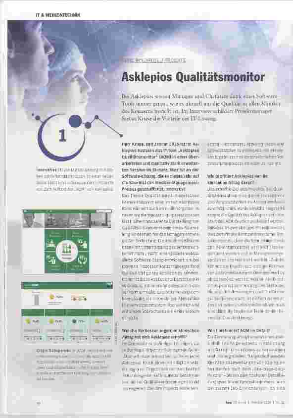 Vorschauseite 1: Asklepios Qualitätsmonitor