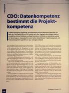 Vorschauseite 1: CDO: Datenkompetenz bestimmt die Projektkompetenz