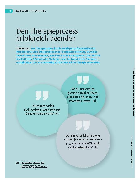 Vorschauseite 1: Den Therapieprozess erfolgreich beenden