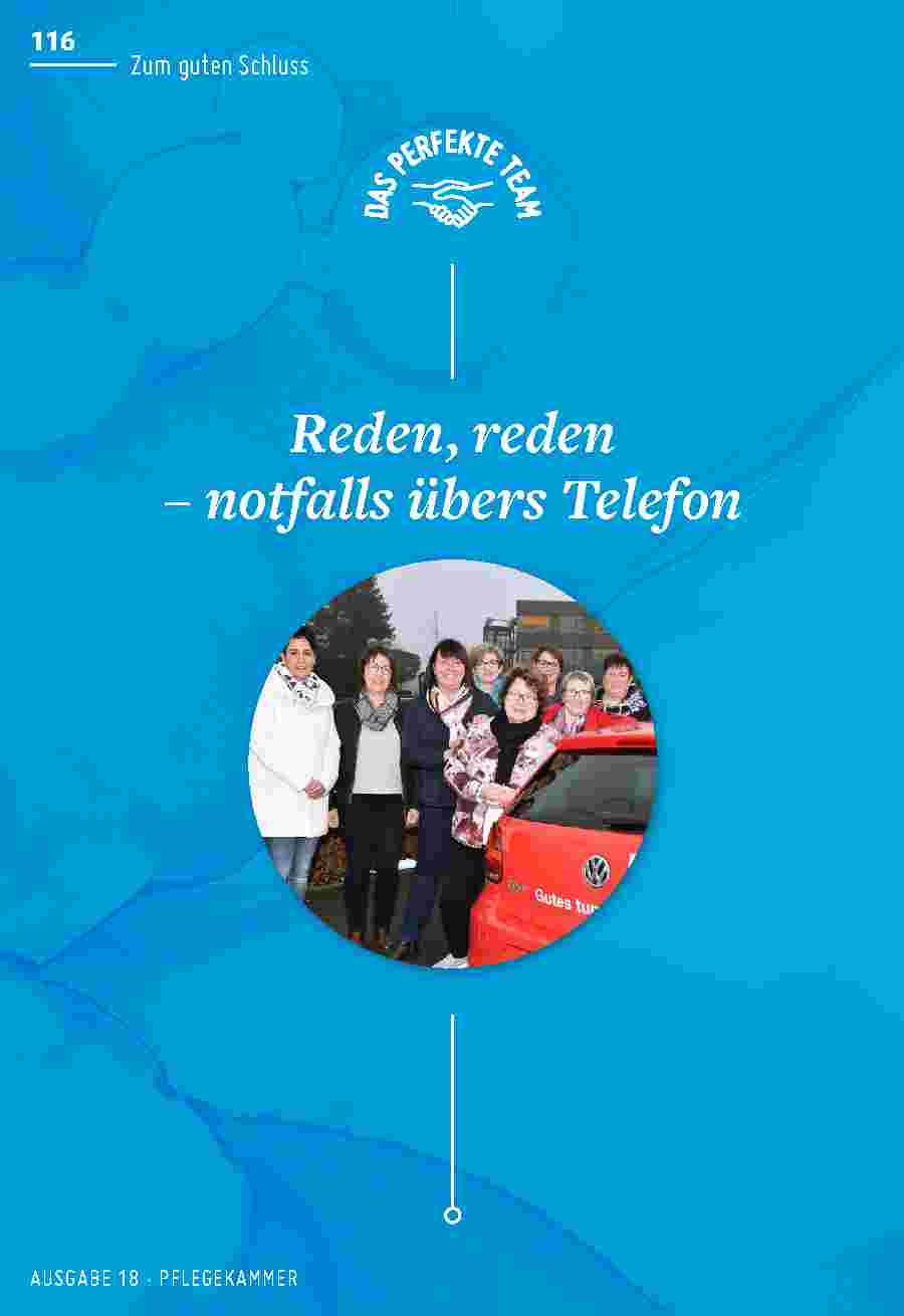 Vorschauseite 1: Reden, reden – notfalls übers Telefon