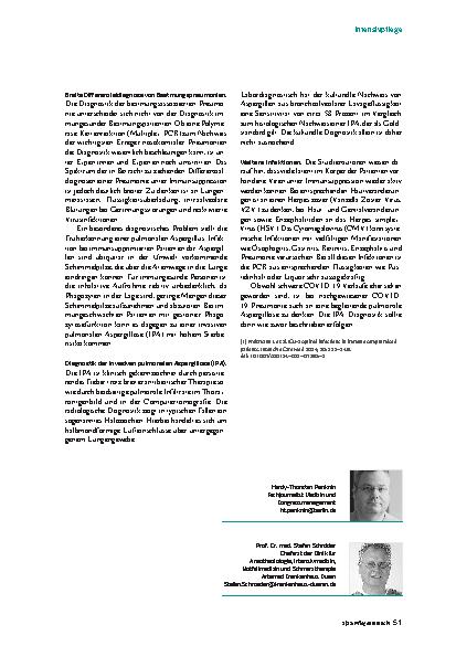Vorschauseite 6: Immungeschwächte Patienten