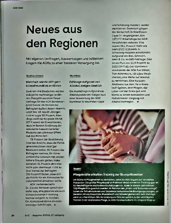 Vorschauseite 1: Corrected: Neues aus den Regionen