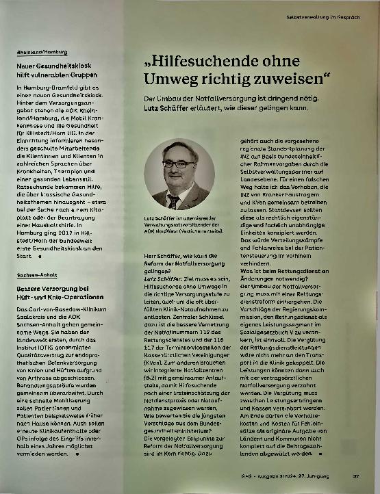 Vorschauseite 2: Corrected: Neues aus den Regionen