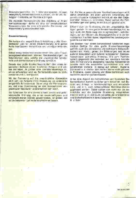 Vorschauseite 5: Konzeptionelle Basis der Modernisierung von Großkrankenhäusern
