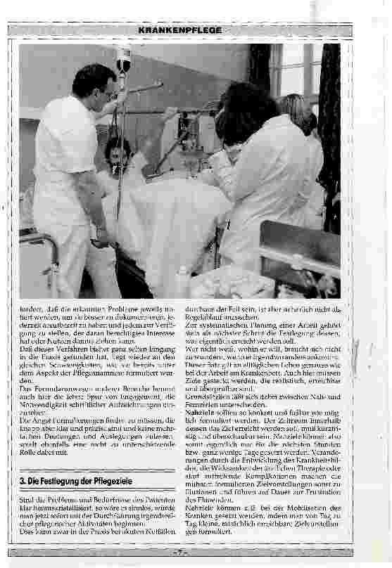 Vorschauseite 2: Der Krankenpflegeprozesseine neue Herausforderung der Krankenpflege?