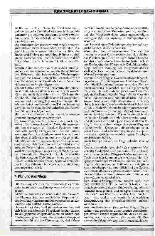 Vorschauseite 3: Der Krankenpflegeprozesseine neue Herausforderung der Krankenpflege?
