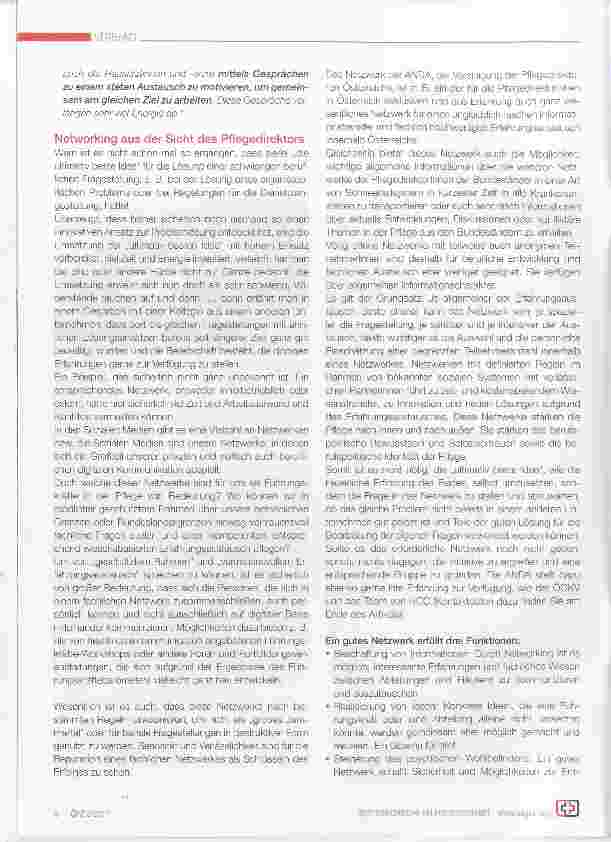Vorschauseite 2: Führungsbarometer Pflege 2016 Teil II: Networking Ein Netzwerk für den Erfolg im Gesundheitswesen knüpfen