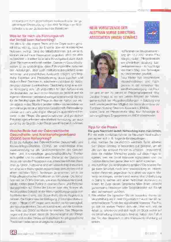 Vorschauseite 3: Führungsbarometer Pflege 2016 Teil II: Networking Ein Netzwerk für den Erfolg im Gesundheitswesen knüpfen