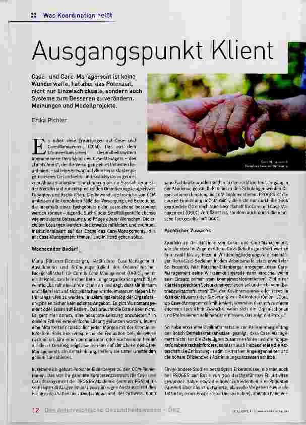 Vorschauseite 1: Ausgangspunkt Klient