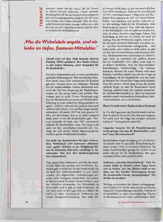 Vorschauseite 5: Läuft bei dir! Den anabolen Stoffwechsel der Bandscheiben ankurbeln