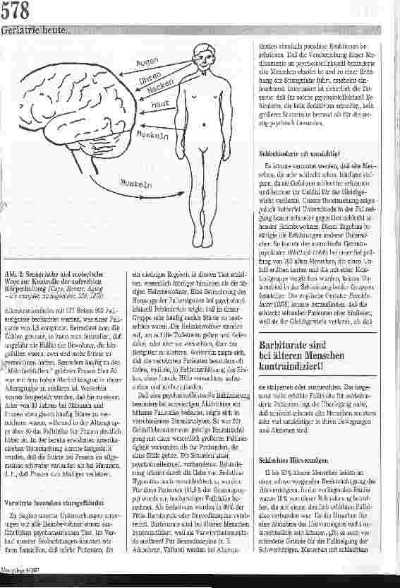 Vorschauseite 2: Sturzgefahr alter Menschen / Fallneigung (1) Physiologishce Grundlagen