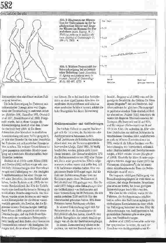 Vorschauseite 4: Sturzgefahr alter Menschen / Fallneigung (1) Physiologishce Grundlagen