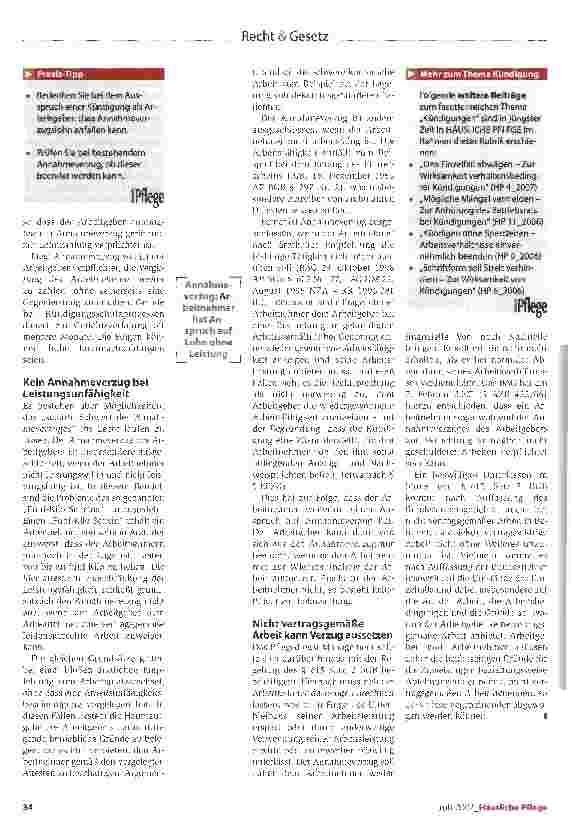 Vorschauseite 2: Verzug vermeiden