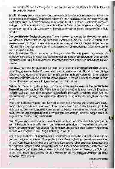 Vorschauseite 3: Nebenwirkungen und Komplikationen der Zytostatikatherapie