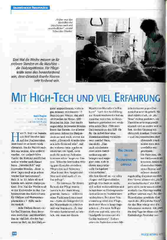 Vorschauseite 1: Mit High-Tech und viel Erfahrung