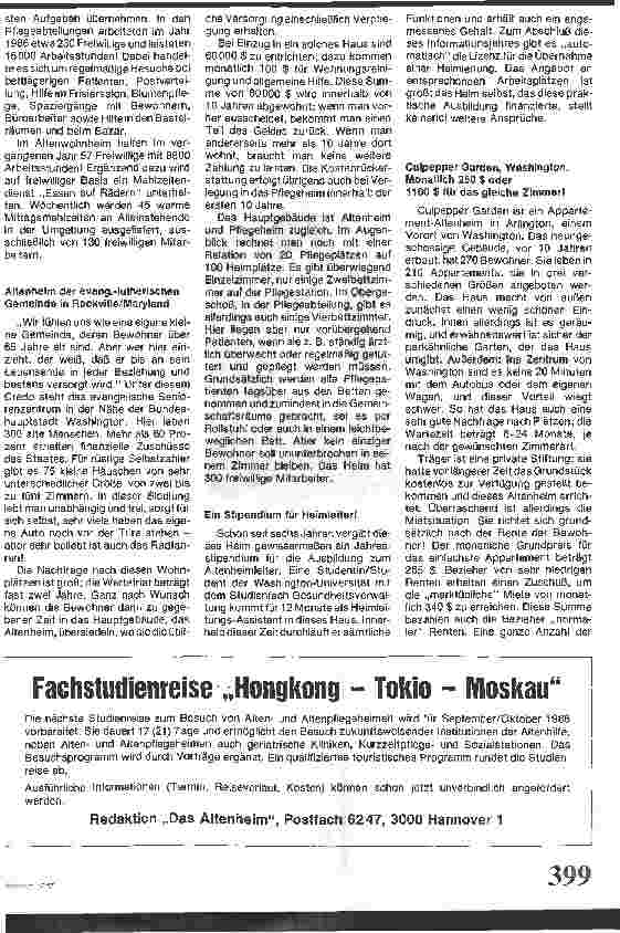 Vorschauseite 4: Notizen über amerikanische Altenund Pflegeheime