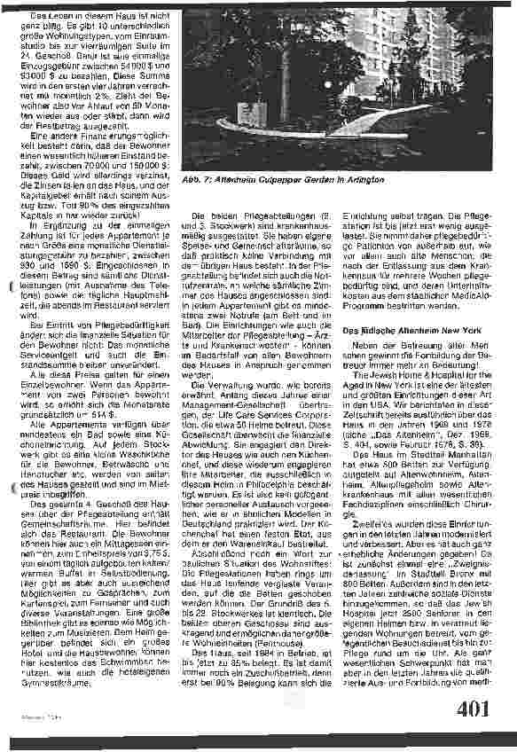 Vorschauseite 6: Notizen über amerikanische Altenund Pflegeheime