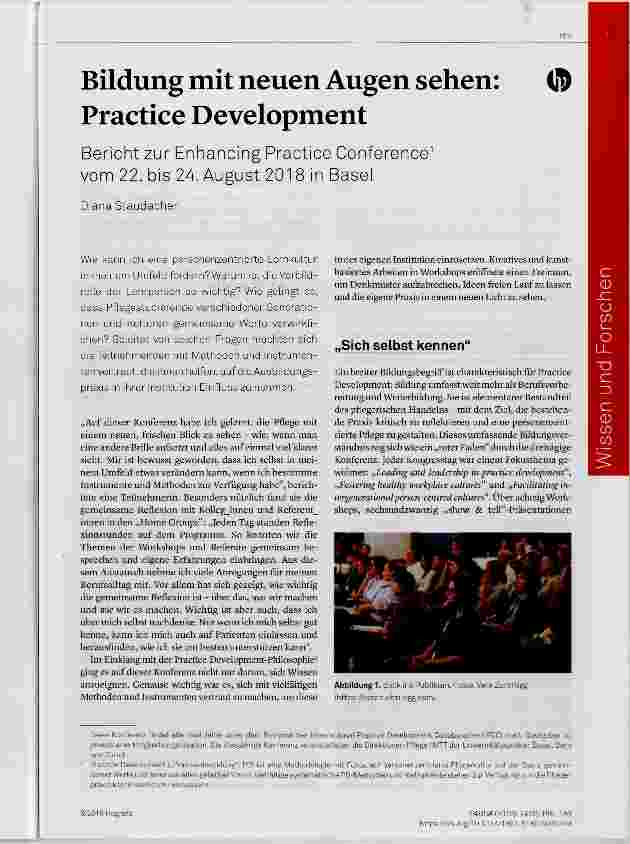 Vorschauseite 1: Bildung mit neuen Augen sehen: Practice Development
