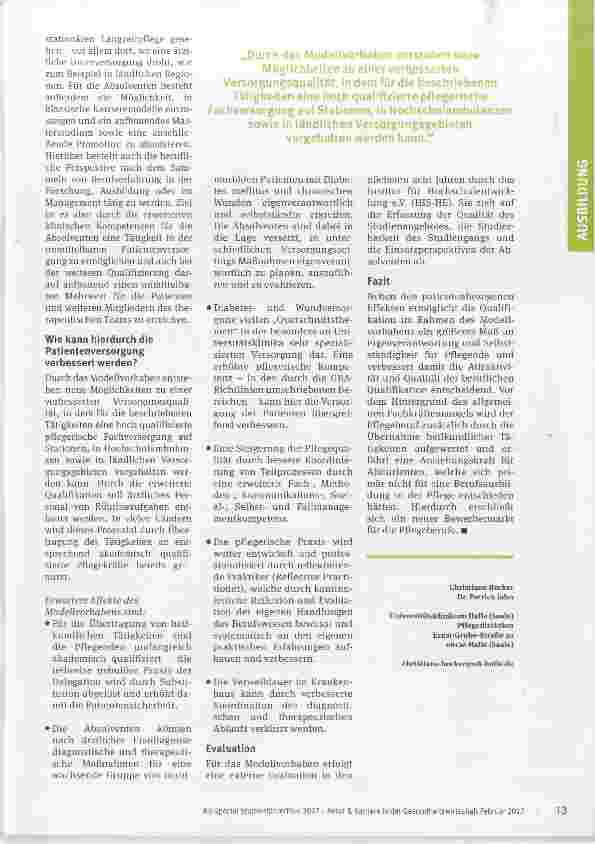 Vorschauseite 4: Evidenzbasierte Pflege