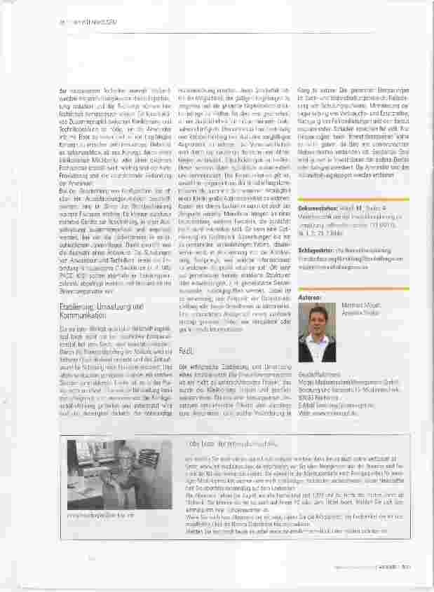 Vorschauseite 4: Kosten sparen durch Planung und Organisation