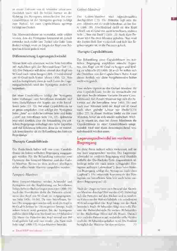 Vorschauseite 6: Update Lagerungsschwindel