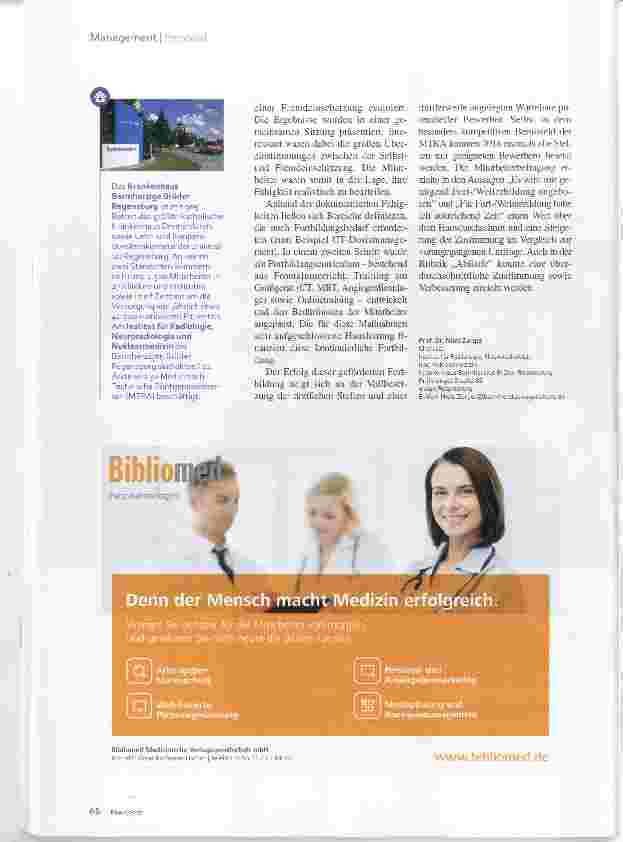 Vorschauseite 3: Attraktive Weiterbildung bindet Personal Mit Qualifikation zu Qualität