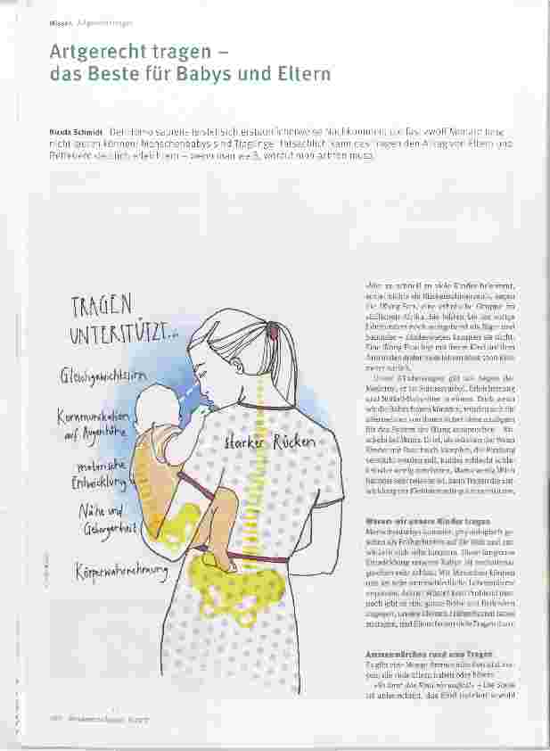 Vorschauseite 1: Artgerecht tragen - das Beste für Babys und Eltern