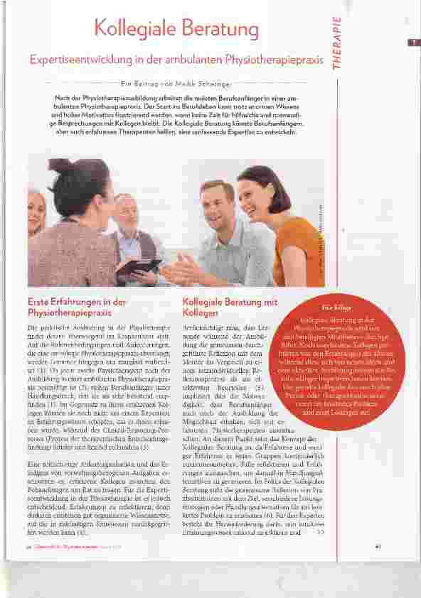 Vorschauseite 1: Kollegiale Beratung