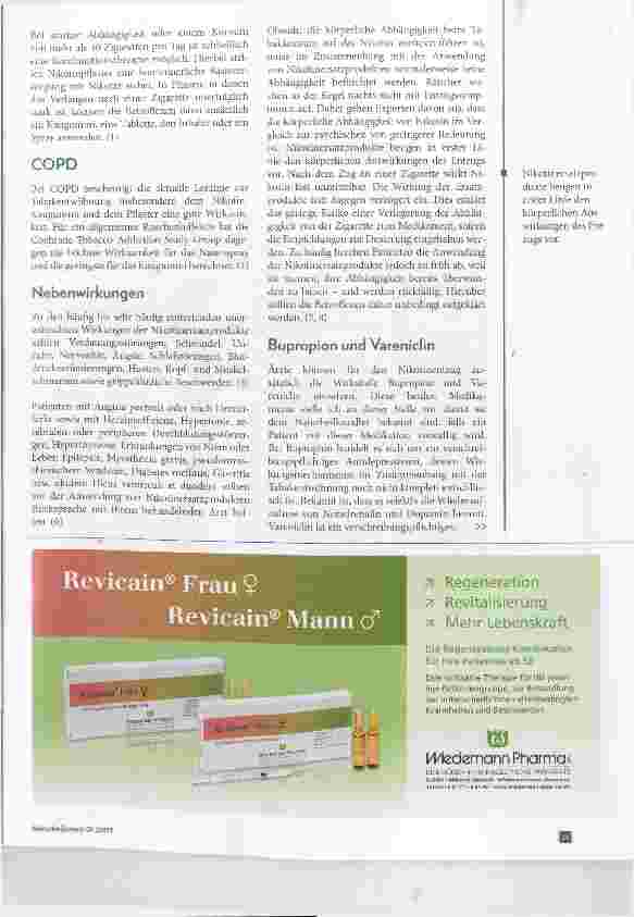Vorschauseite 3: Die medikamentöse Unterstützung des Nikotinentzuges