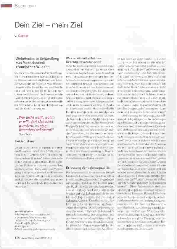 Vorschauseite 1: Dein Ziel mein Ziel