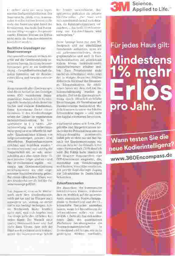 Vorschauseite 2: Mal weiter gedacht: Gefährdung der Versorgung?
