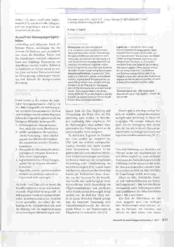 Vorschauseite 3: Gemeindenahe psychosoziale Versorgung von Menschen mit Demenz