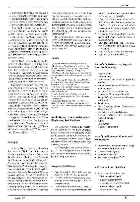 Vorschauseite 3: Aspekte spezieller Pflege bei der Überwachung des beatmeten Kindes