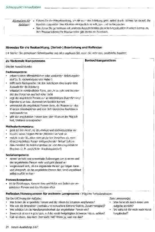 Vorschauseite 3: Wundversorgung eines Klienten übernehmen