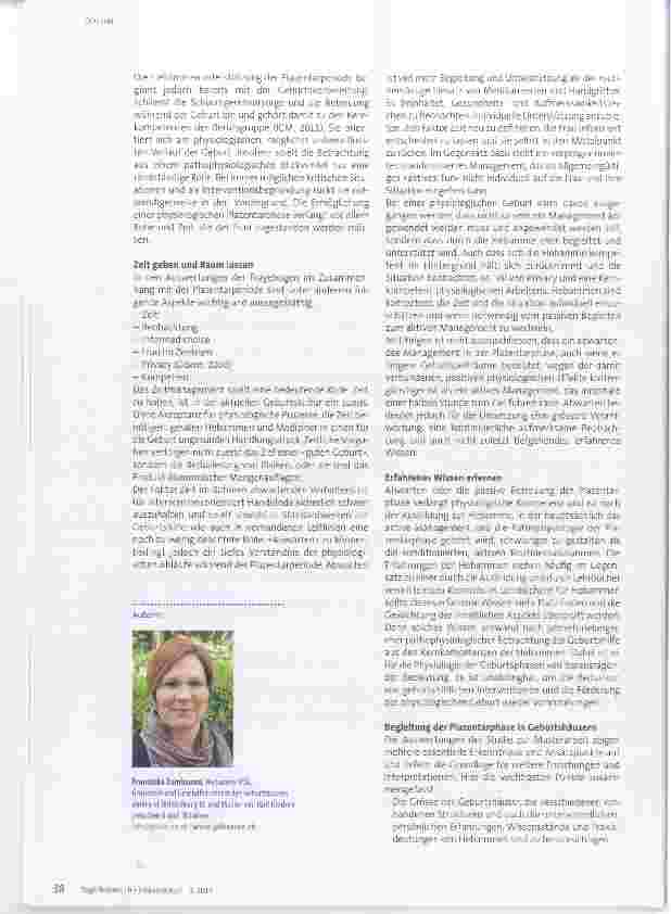 Vorschauseite 2: Die Plazentarphase achtsam begleiten