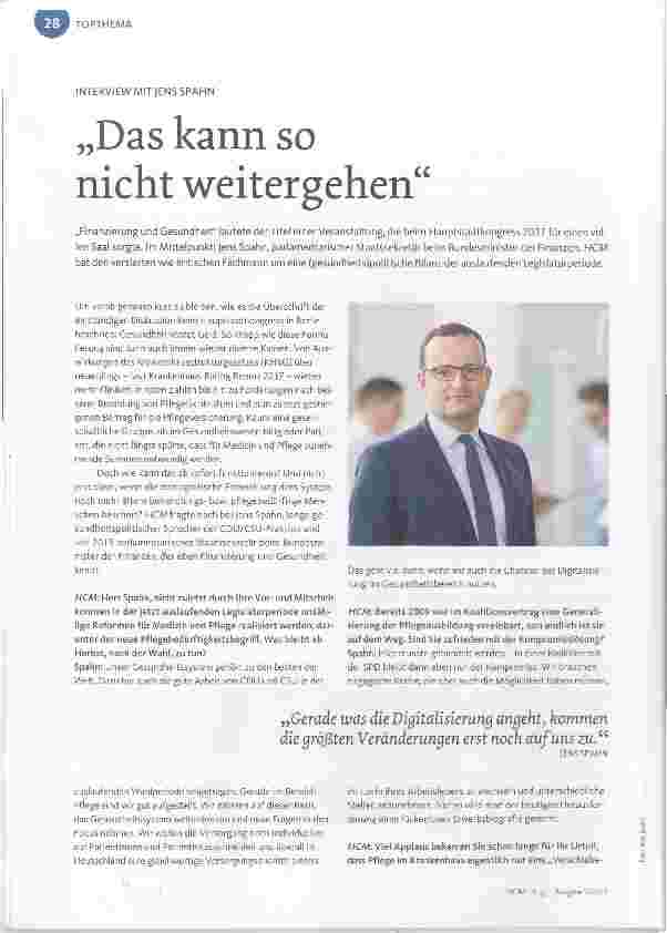 Vorschauseite 1: „Das kann so nicht weitergehen“