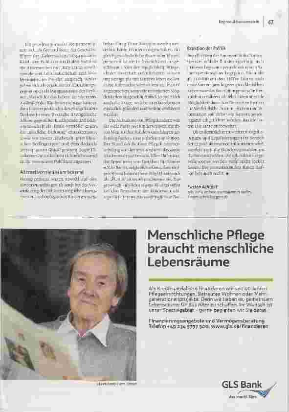 Vorschauseite 3: Kinderwunsch im Ethikrat