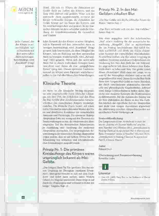 Vorschauseite 3: Die klassische Neijing-Akupunktur Einführung in Grundprinzipien und klinische Theorie
