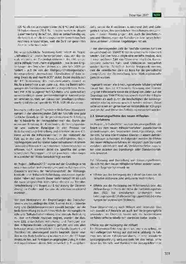 Vorschauseite 5: Weiterentwicklung der Teilhabe und des Hilfeplanverfahrens in der Eingliederungshilfe