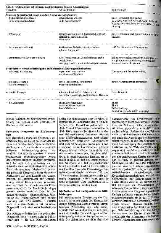 Vorschauseite 4: Allgemeine geburtshilfliche Aspekte zur Vermeidung angeborener Anomalien