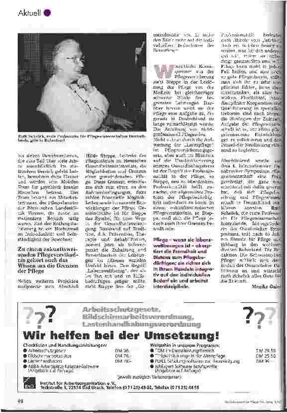 Vorschauseite 2: Aufbruch in eine gemeindenahe Pflege