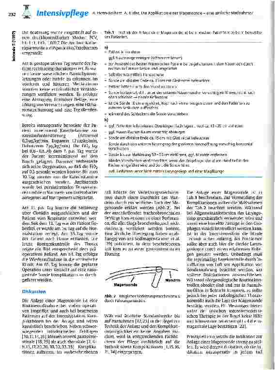 Vorschauseite 2: Die Applikation einer Magensonde - eine einfache Maßnahme?