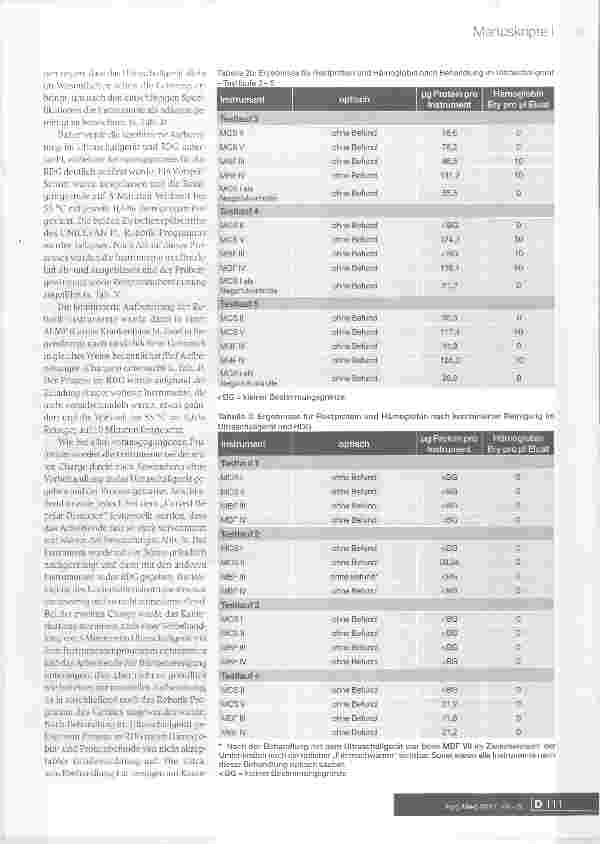 Vorschauseite 5: Standardisierung der Vorreinigung und maschinelle Aufbereitung von Instrumenten der Robotik