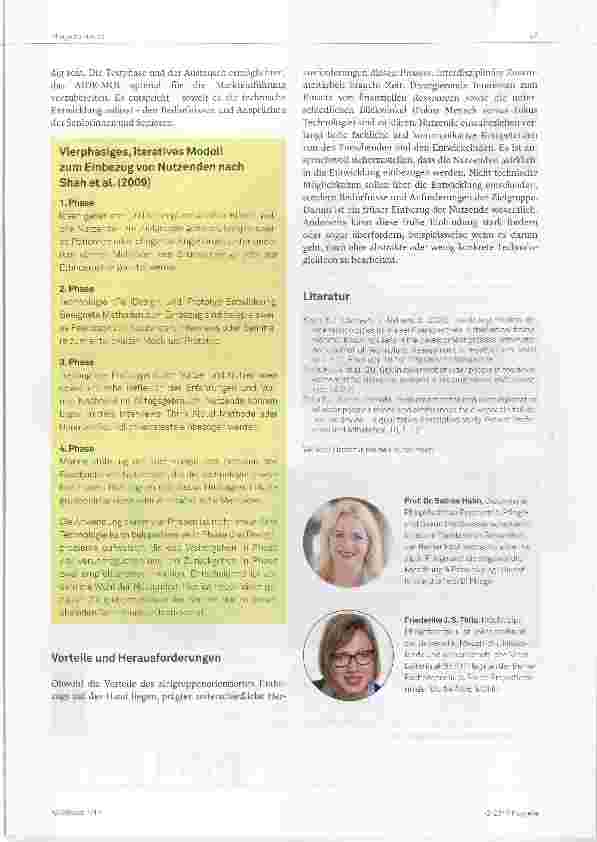 Vorschauseite 3: Seniorinnen und Senioren entwickeln mit