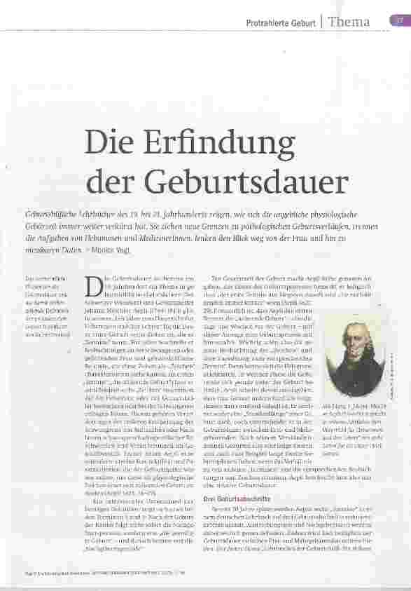 Vorschauseite 2: Die Erfindung der Geburtsdauer