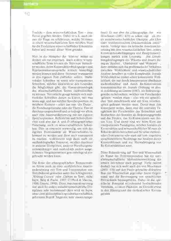 Vorschauseite 5: Mit allen Sinnen ins Feld Teilnehmende Beobachtung als Methode